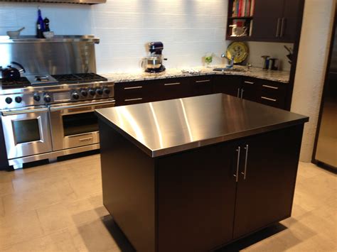 can youmake a stainless steel top for cabinet|stainless steel kitchen countertops reviews.